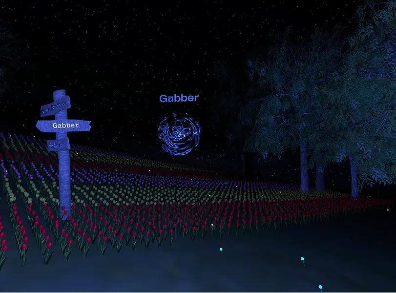 view from the 3D scene in wich we are moving