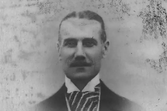 Portrait de Gaston de Meester de Heyndonck, propriétaire du Château d’Attre à partir de 1899